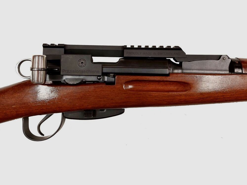 Glarner Waffen Manufaktur + Handelshaus AG K31 Zielfernrohr Picatinnymontage-Schiene Schweizer Ordonnanzkarabiner Schmidt Rubin K31 SWITZERLAND