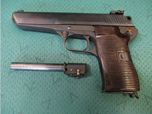 Pistole CZ 52 9mm Luger mit Wechsellauf 7,62Tokarew VZ52