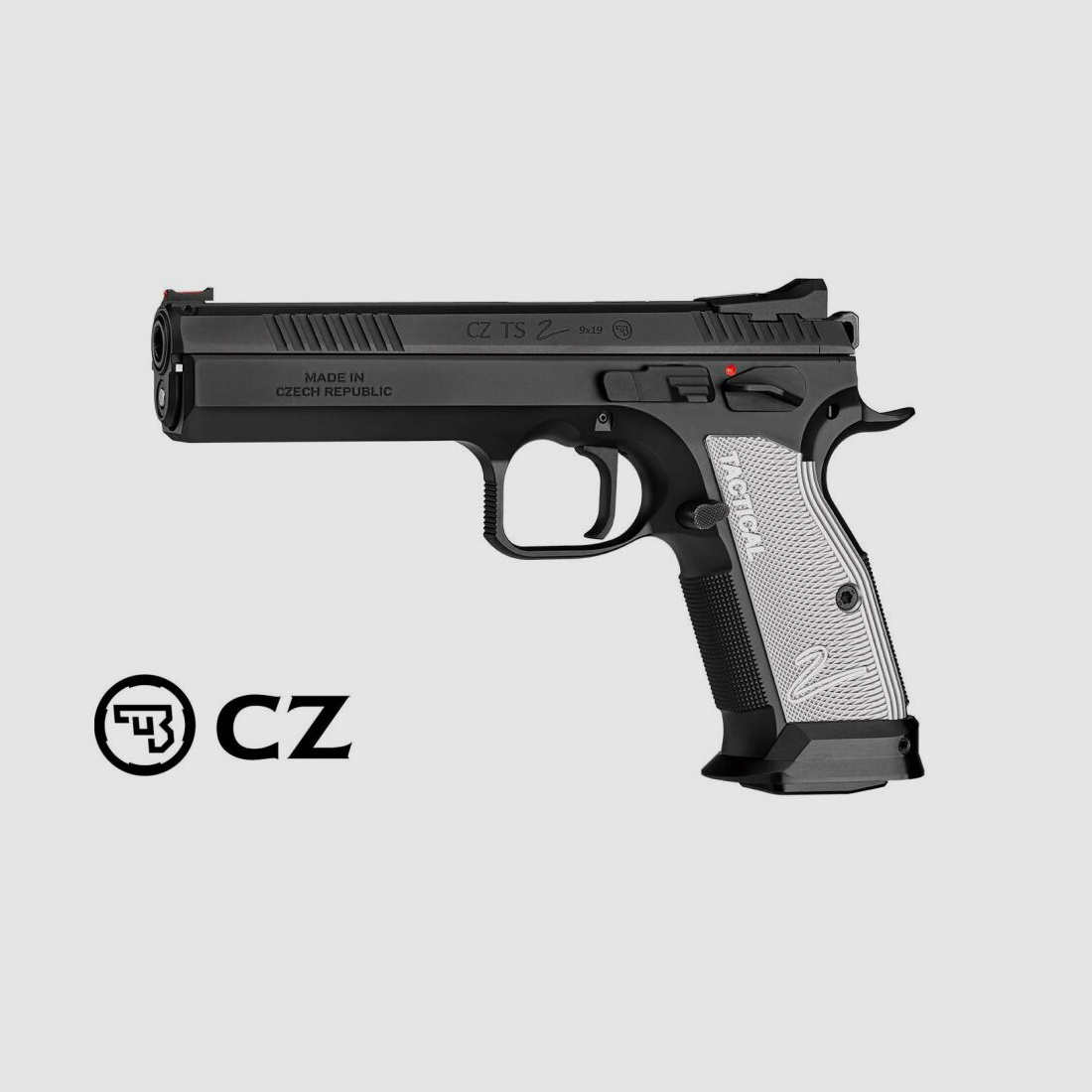 CZ Uhersky Brod CZ 75 TS 2 SILVER 9MM LUGER **Mikrometervisierung** 9mmLuger