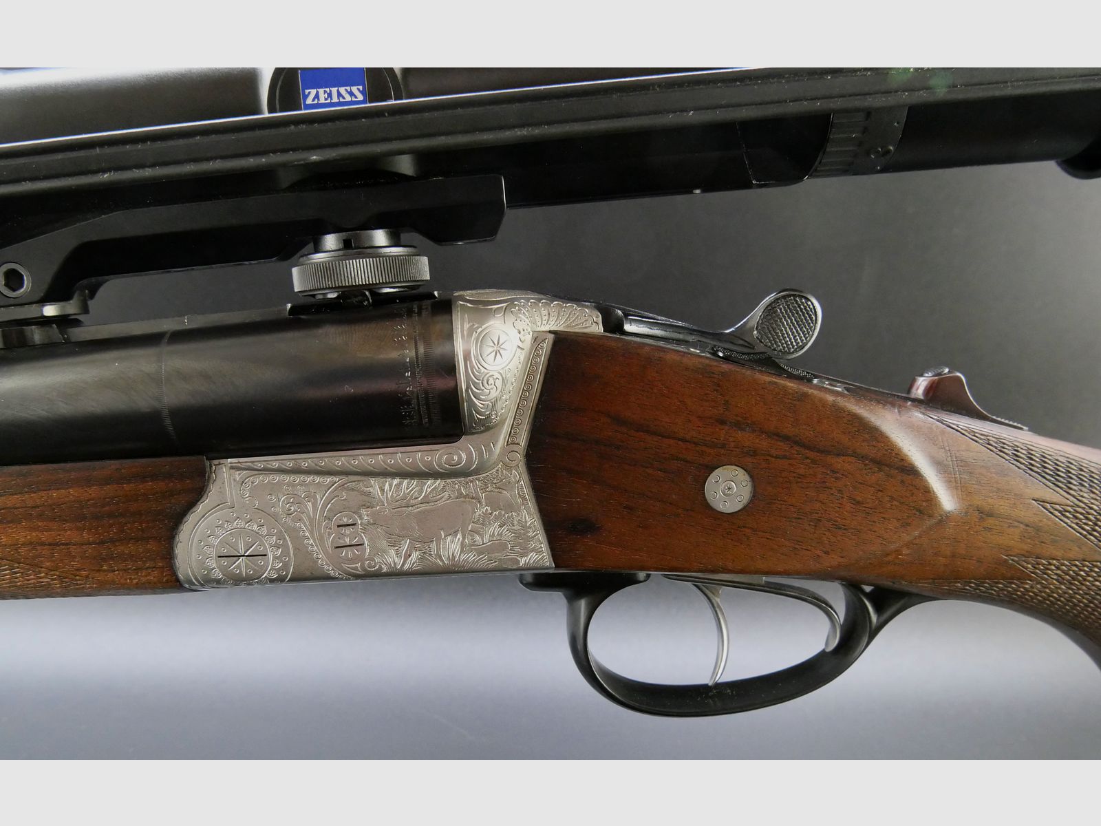 Krieghoff Trumpf - Standard drilling with separate ball clamps 7x65R; 12/70 + insert barrel