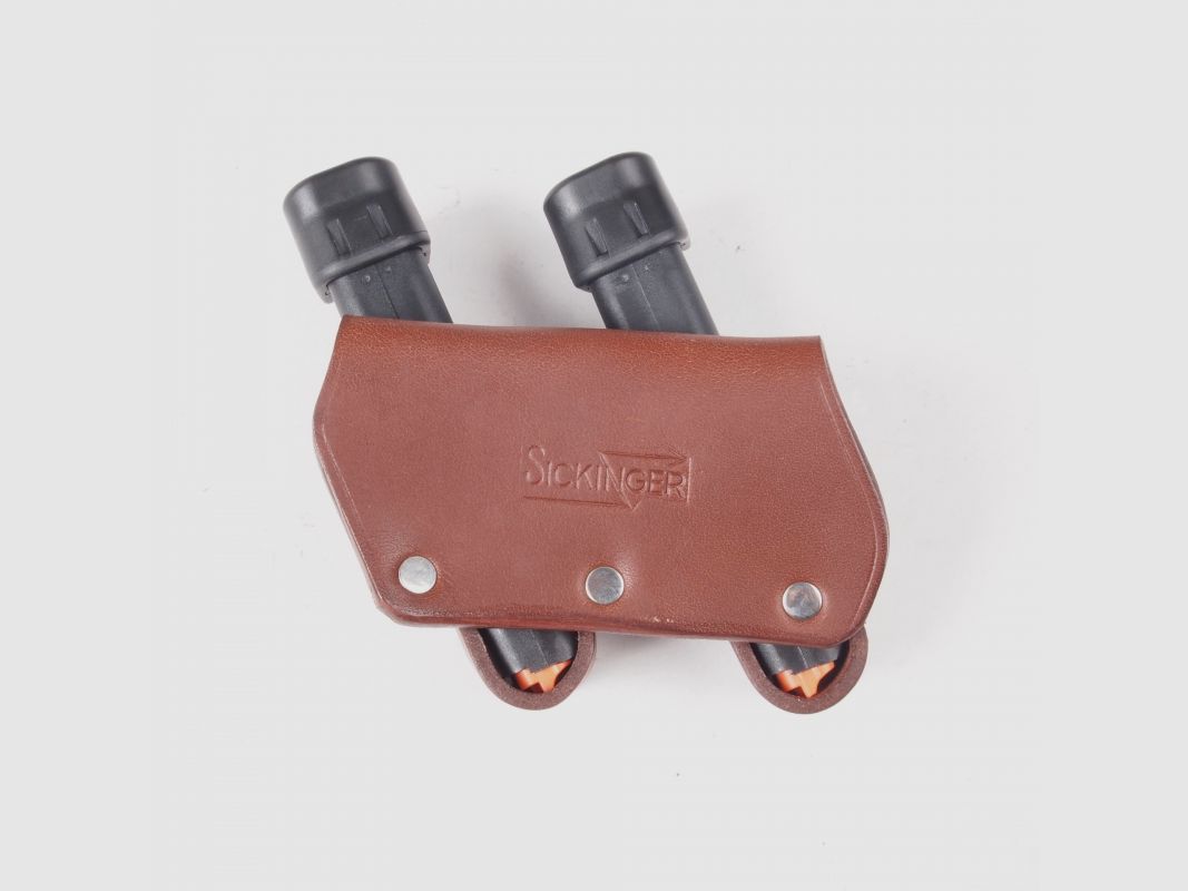 Magazijntas SICKINGER IPSC PROFI BOX DOUBLE, 9MM PARA, bruin, afbeelding 3 van 3