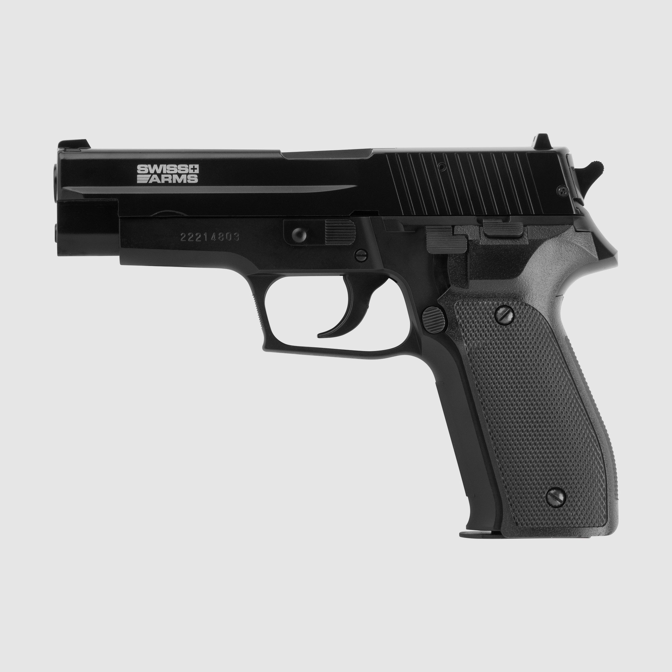 Swiss Arms Navy Pistol H.P.A. Schwarz 6mm - Airsoft Federdruck &lt; 0,5 Joule