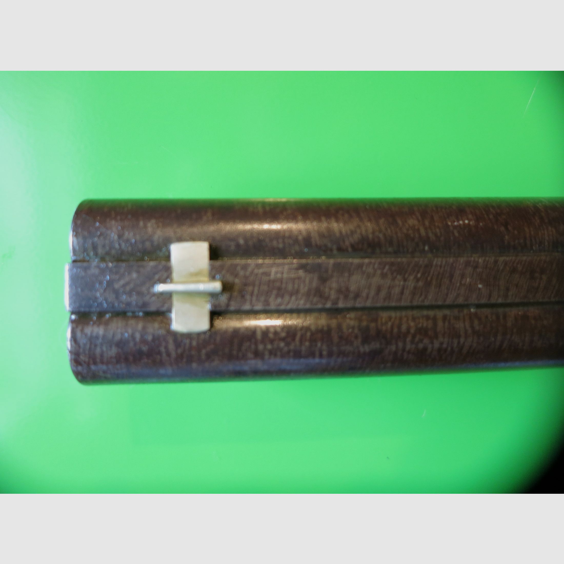 C. Raeke, Seelow. Double barrel/cross barrel barrel cal. 16/65, gold inlays #45-