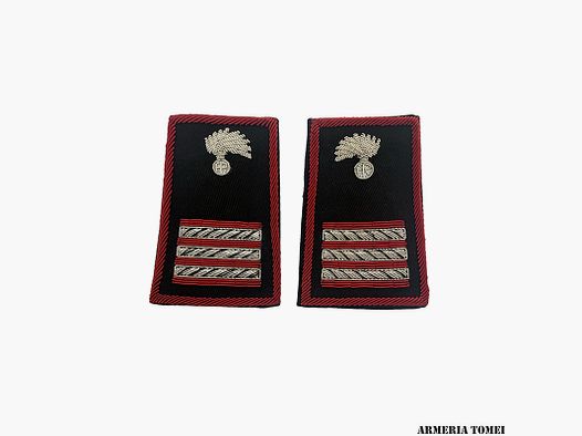 CARABINIERI – PAAR TUBOLARE MARESCHALLO AIUTANTE IN CANOTTIGLIA (SCHWARZ)