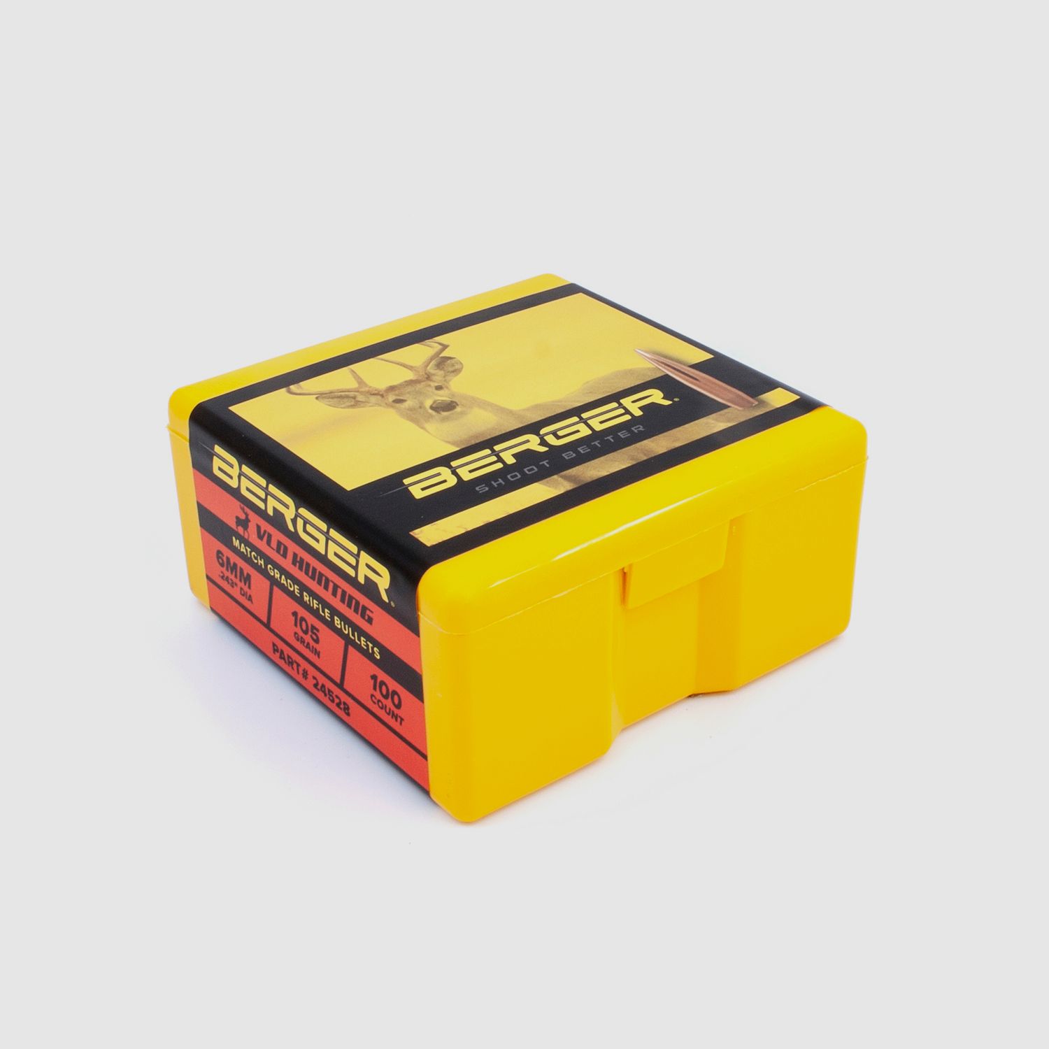 Proiettile Berger 6mm/.243 VLD Hunting 105GR 100 Pezzi