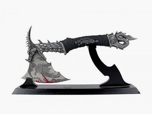 Ascia fantasy con supporto da tavolo