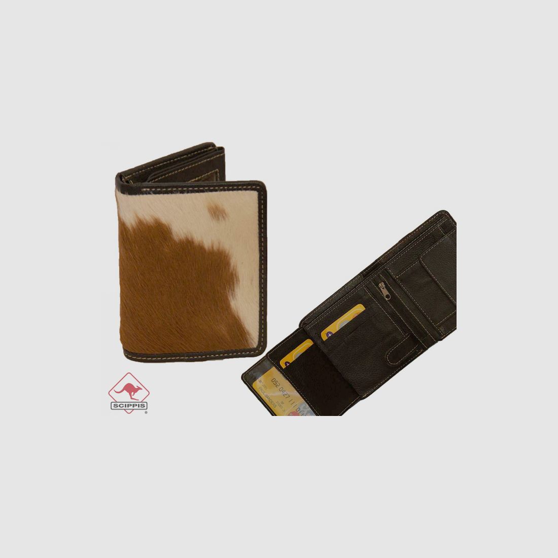 Scippis Mens Wallet Cow
