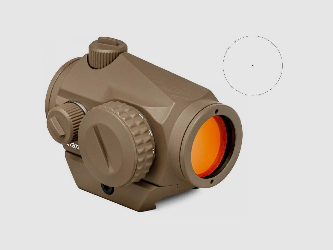 PUNKT ROT VORTEX CROSSFIRE RED HOT 2MOA - TAN, Bild 2 von 3