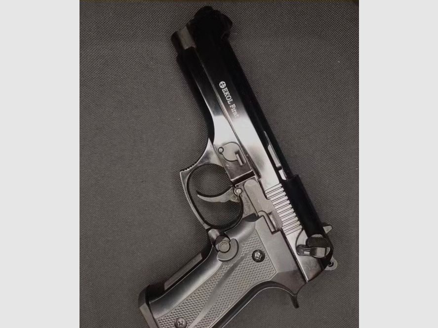 Ekol Firat Magnum Schreckschuss Pistole in schwarz, Kaliber 9mm P.A.K. (PTB 1112)