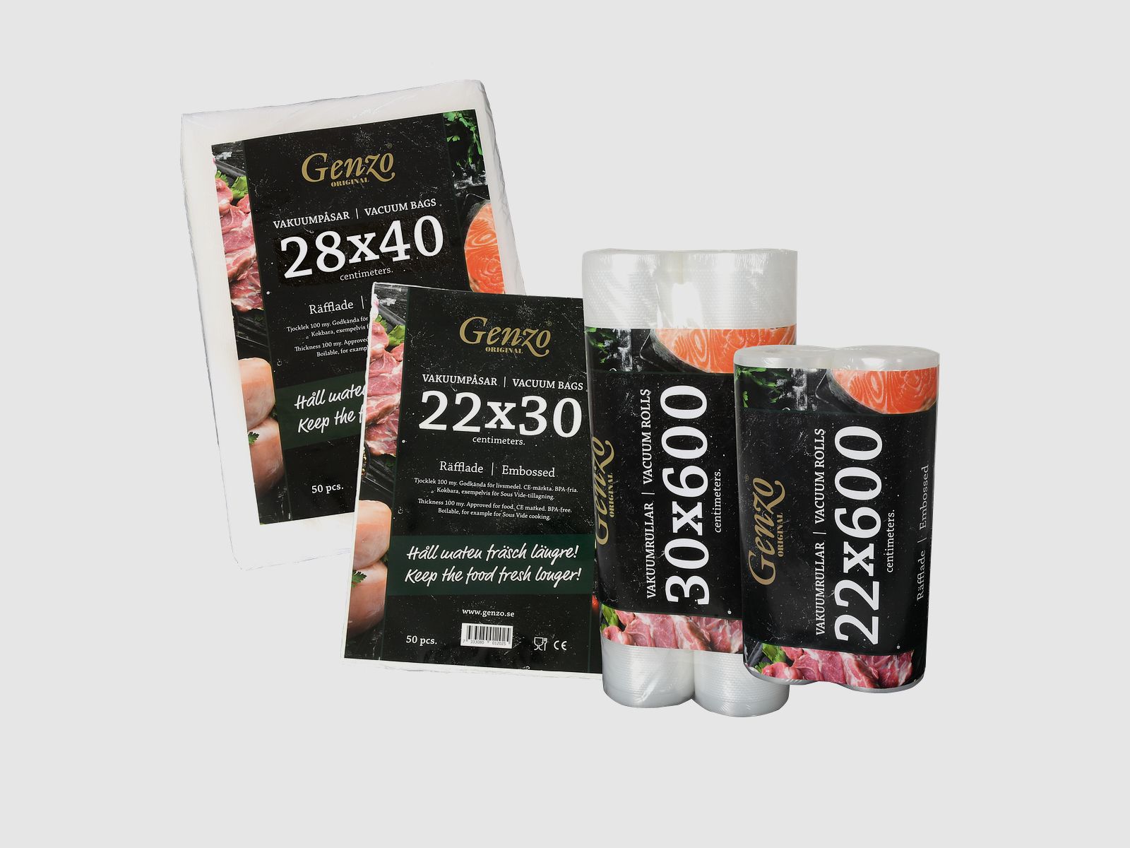 Starter kit for vacuum sealers