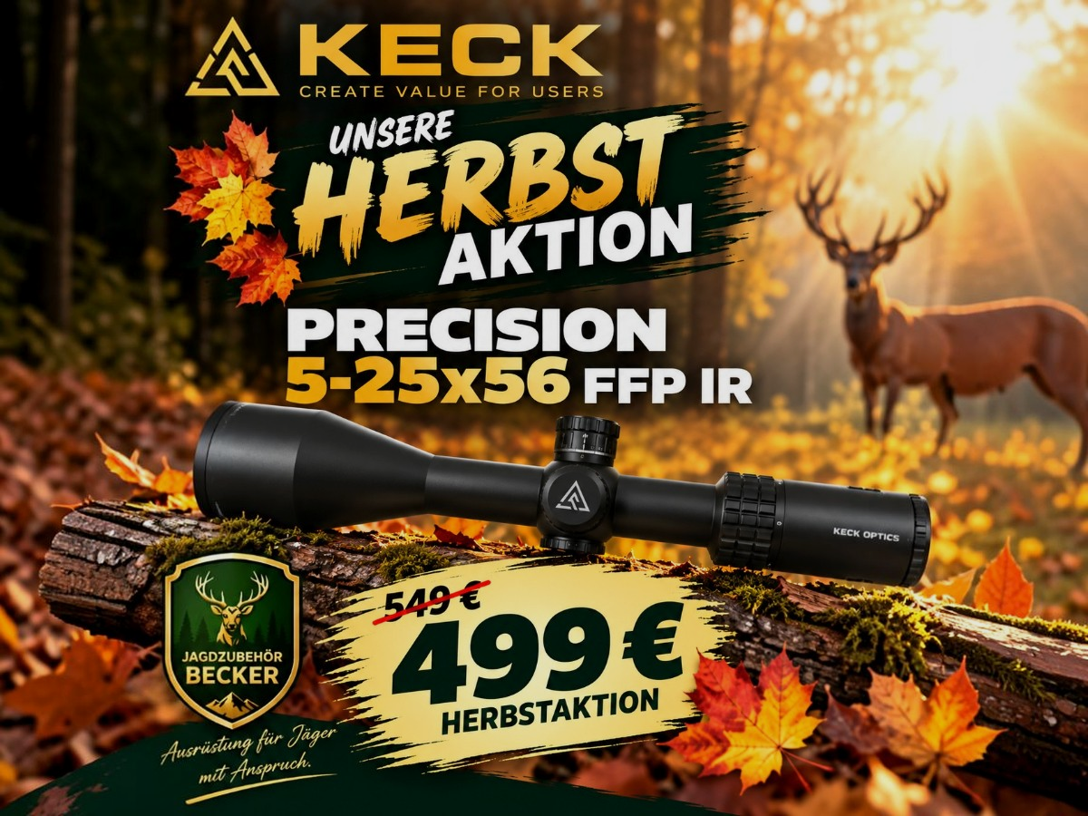 KECK Optics RS Precision 5–25×56 FFP IR-G2A – promocja jesienna, zdjęcie 1 z 4
