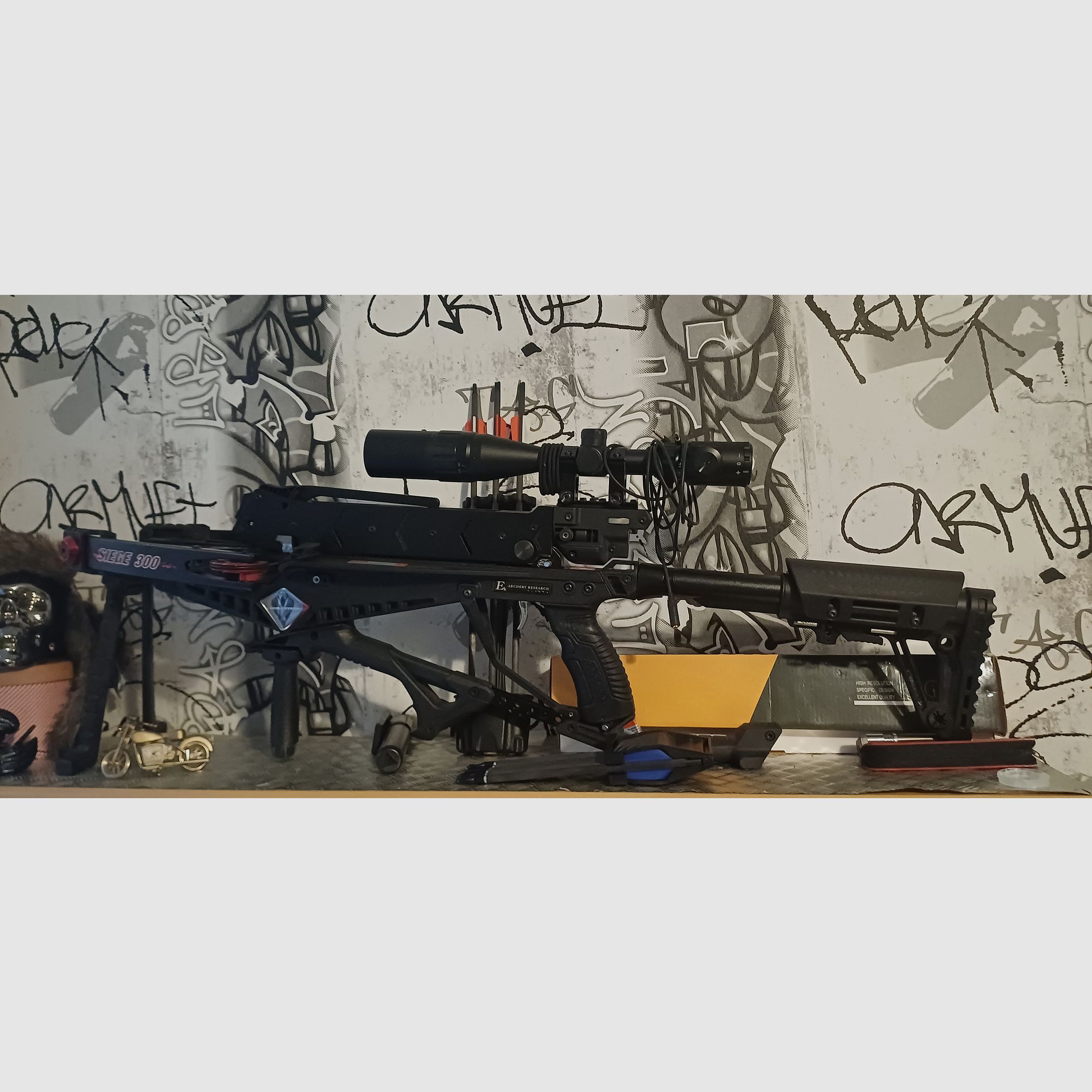 Francotirador ballesta repetidora con cargador