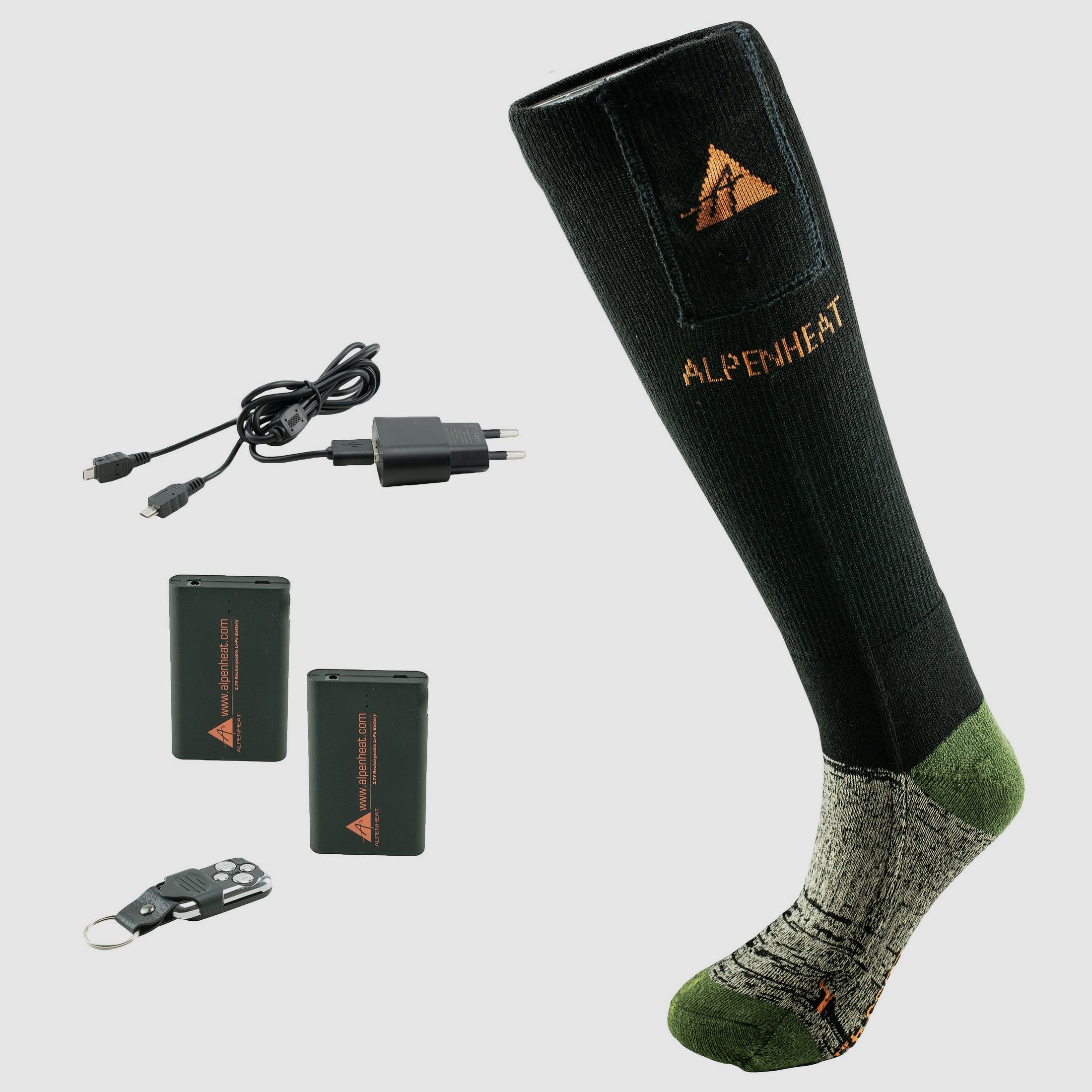 Alpenheat Beheizbare Socken Wolle
