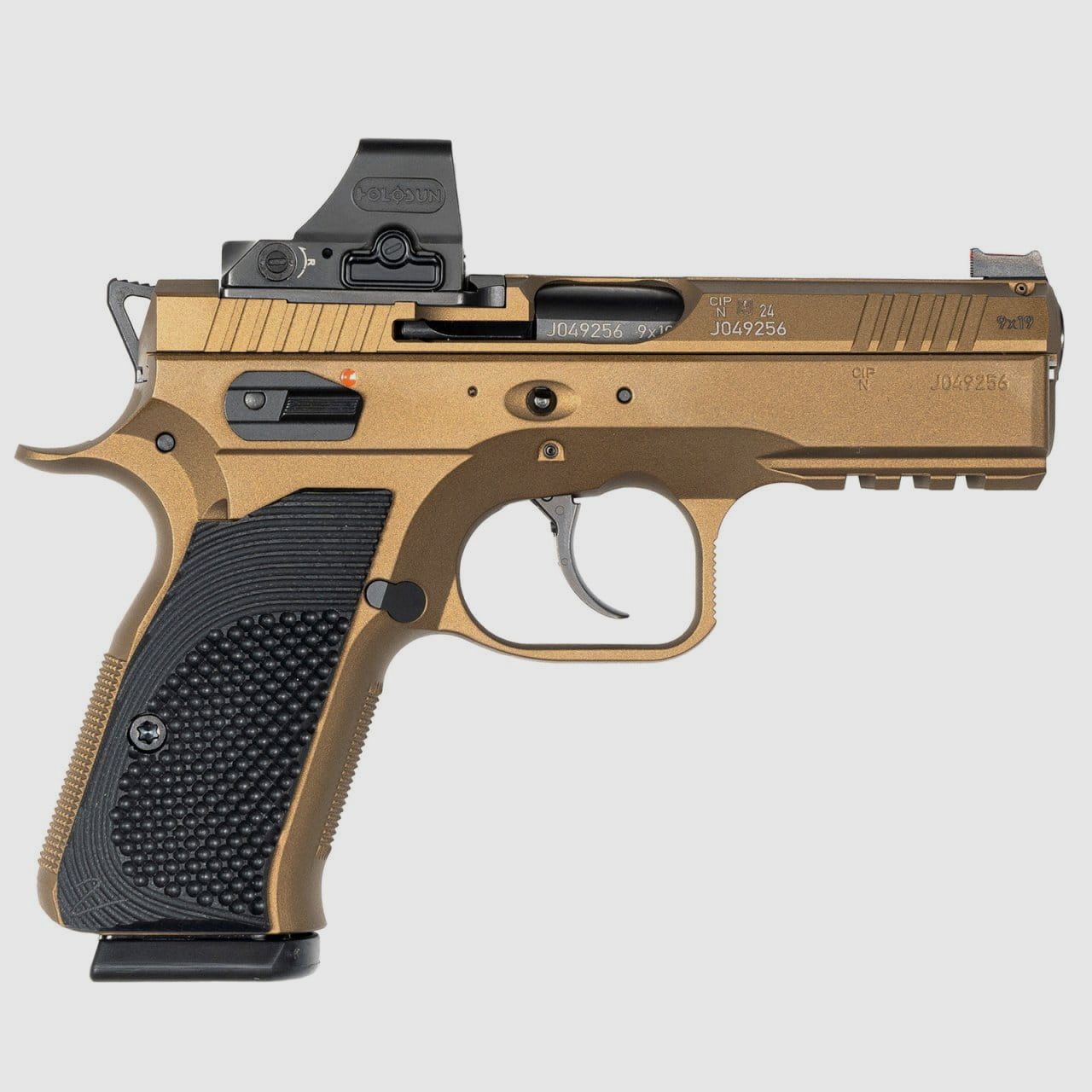 CZ Shadow 2 Compact Bronze OR Holosun Selbstladepistole Kal 9 mm Luger