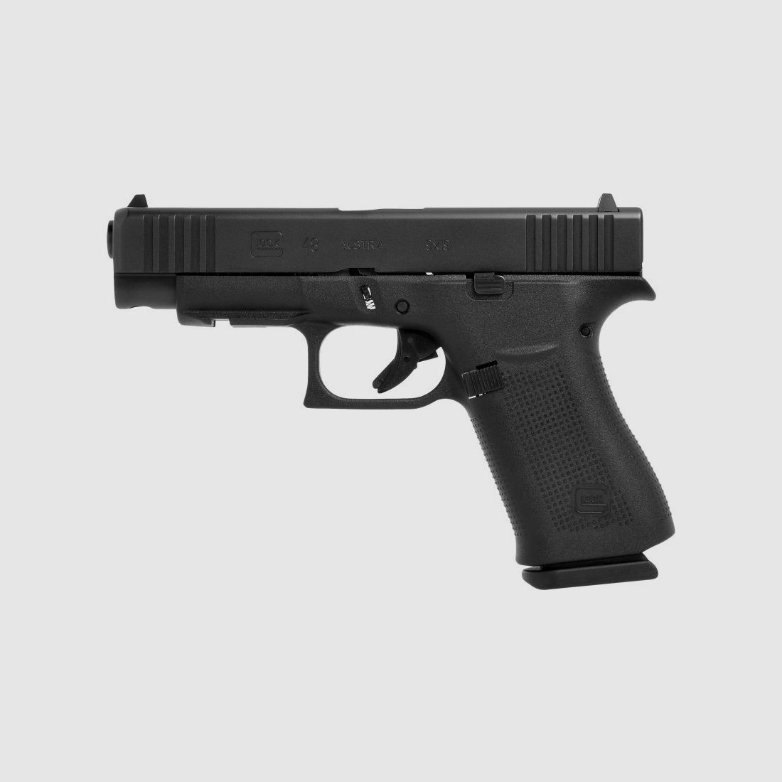 Glock Pistole G48 Rail FS 9mm Luger 4.17″ / 106 mm 10+1, Compact Slimline