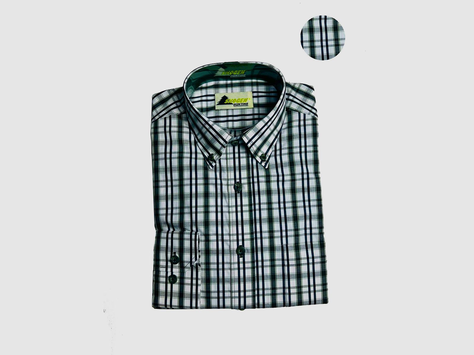 SKOGEN CHEMISE HOMME RAYURES VERTES