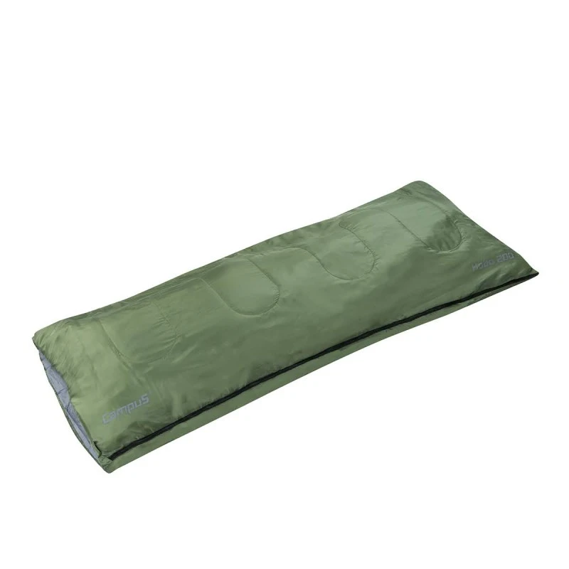Campus Schlafsack Hobo 200, Mumienform, oliv, Reißverschluss links
