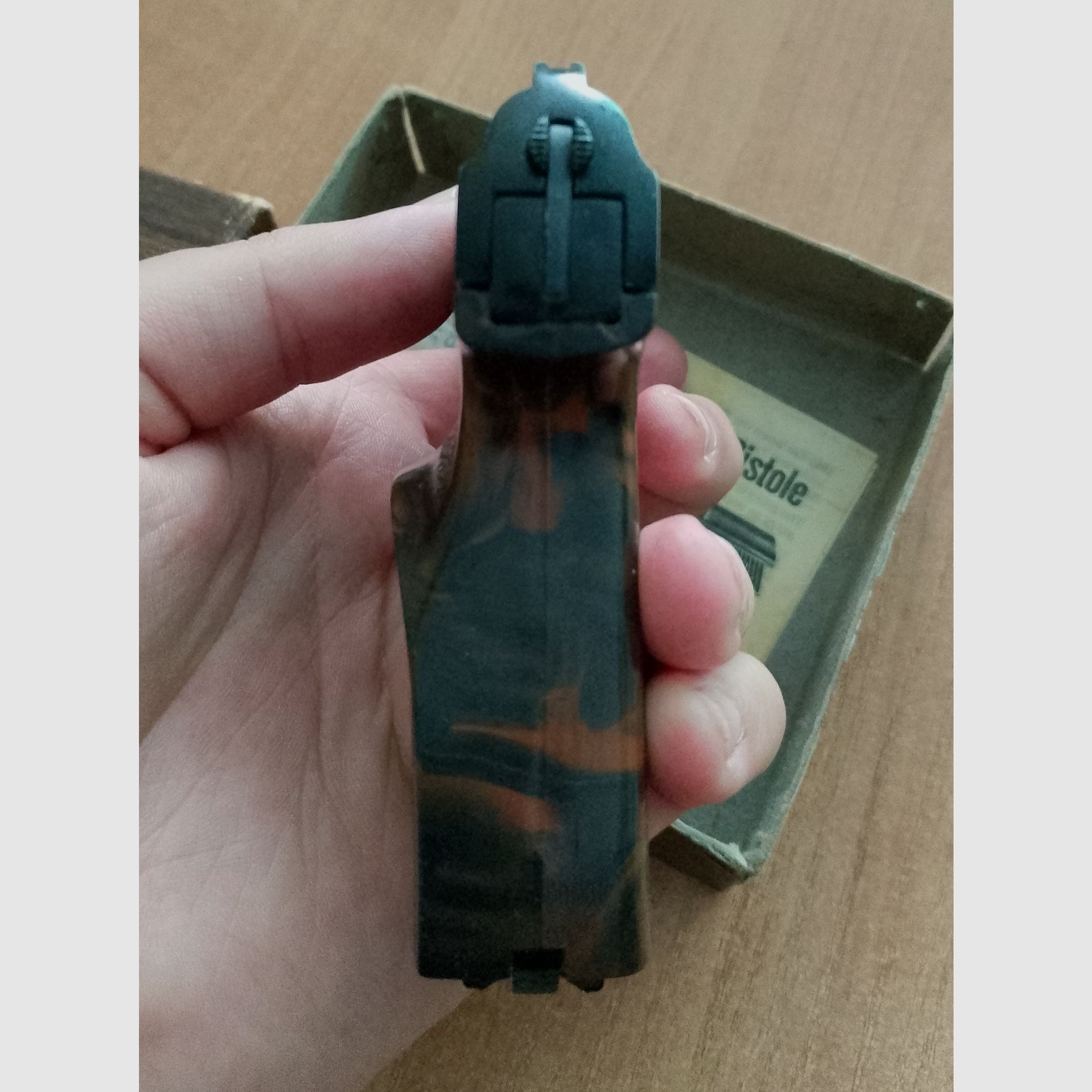Erstes PTB! ME 8 Combat in 8 mm Knall im PTB 176 mit Verpackung!
