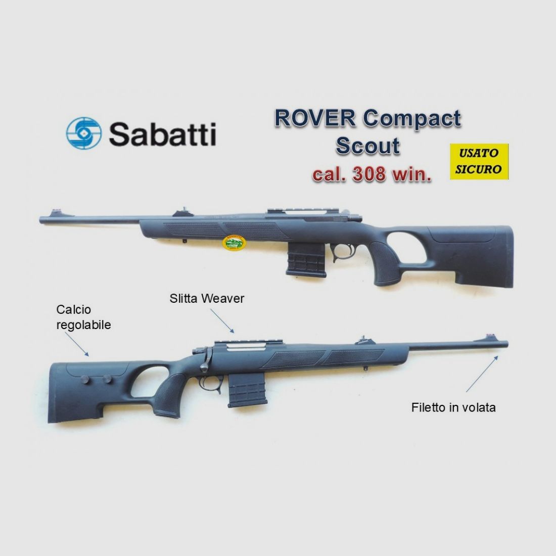 SABATTI Compact Scout cal.308 win - occasione - R.16942
