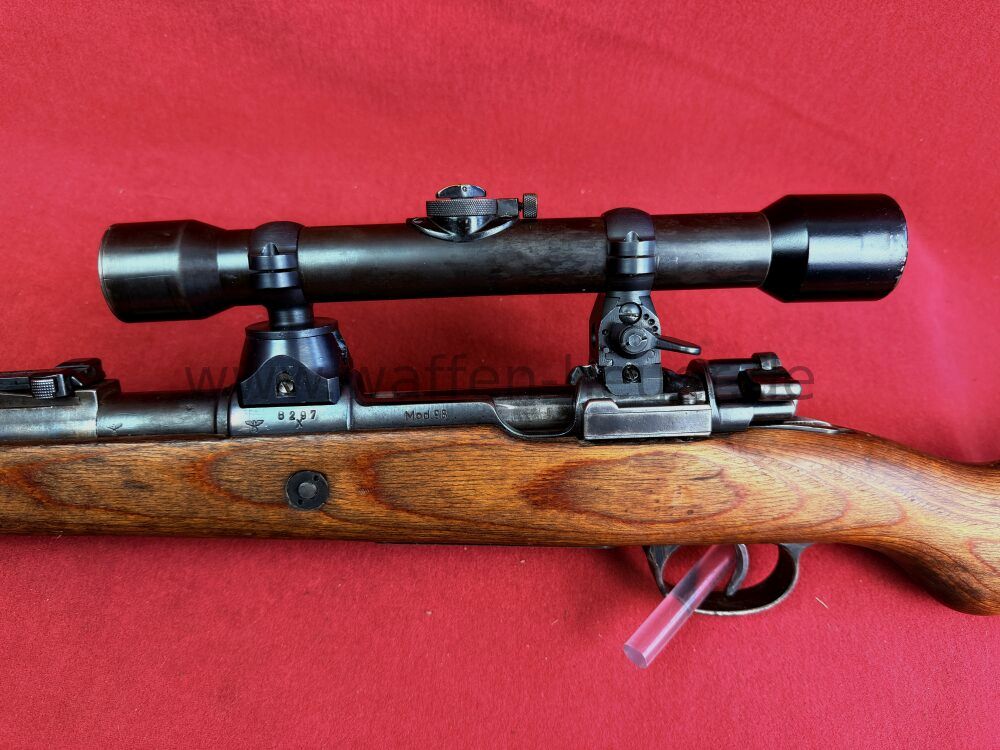 Mauser K98 Scharfschützen Karabiner WK II mit Adler und Kreuz