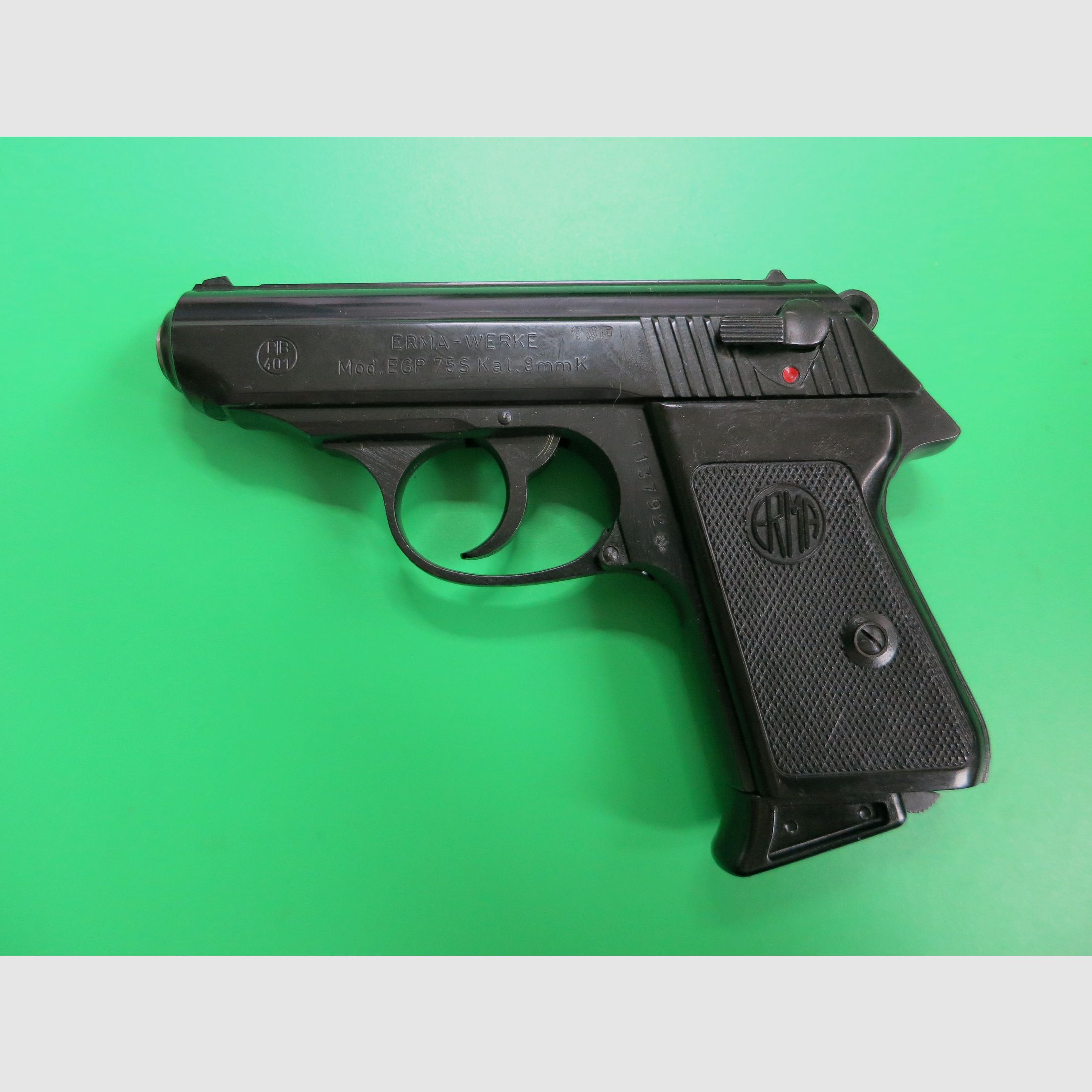 Erma EGP 75S, 8 mm Knall, Nachbau der Walther PPK (James Bond 007)    #53