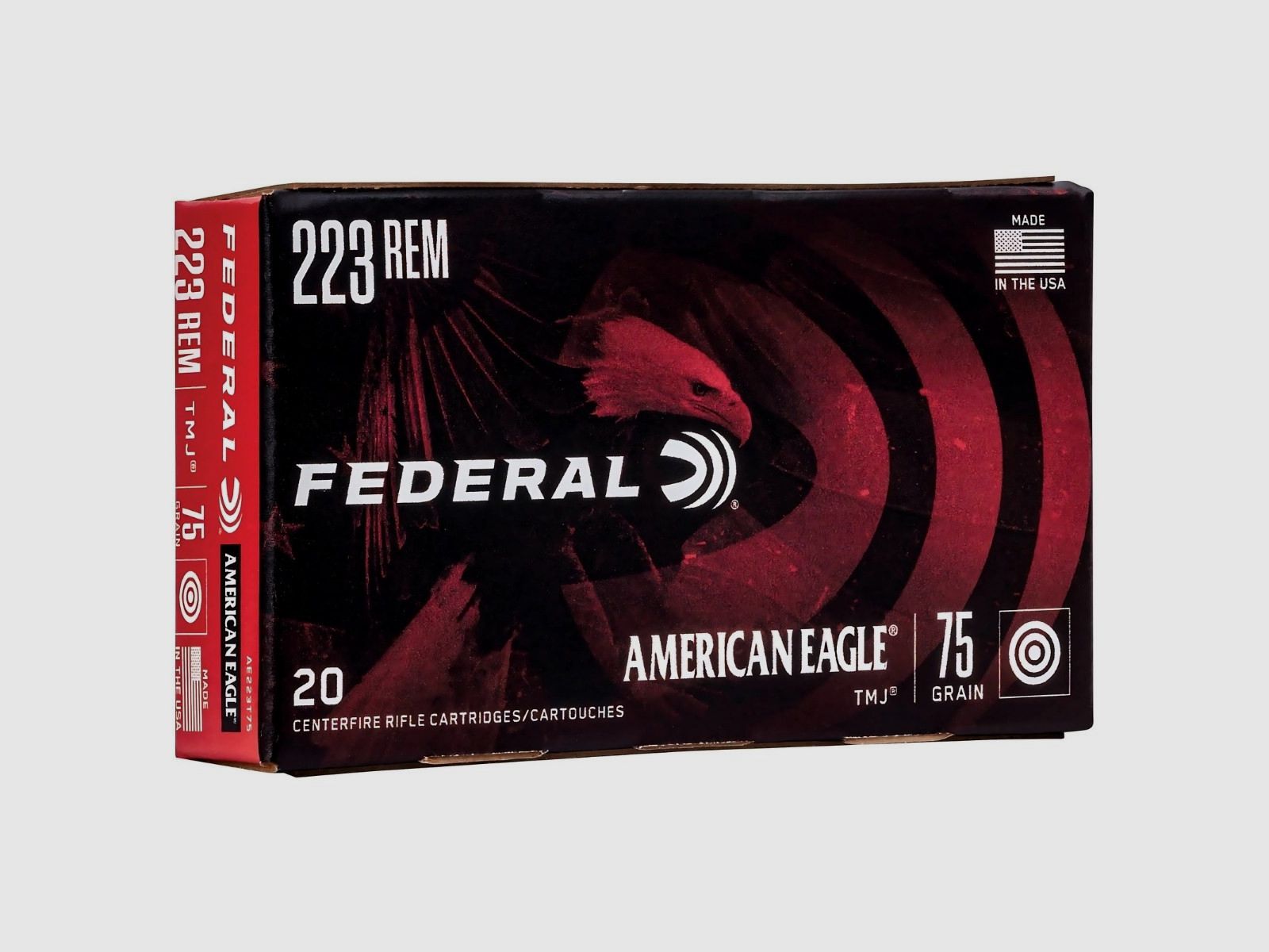 .223 Rem Federal TMJ American Eagle 75gr, zdjęcie 1 z 3