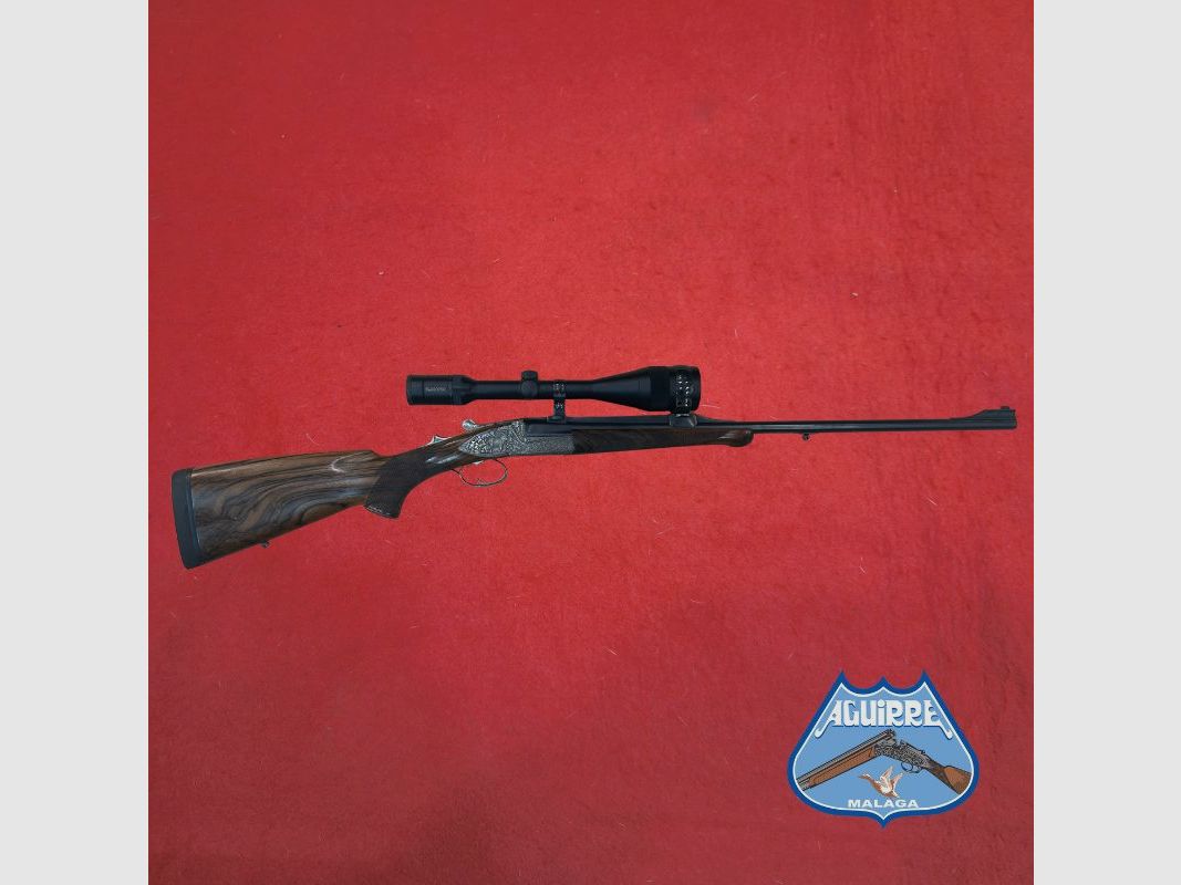 Einzelne Büchse Zanardini handgraviert Kal. .270 WBY Mag + Zielfernrohr Swarovski 6-18×50, Bild 1 von 9