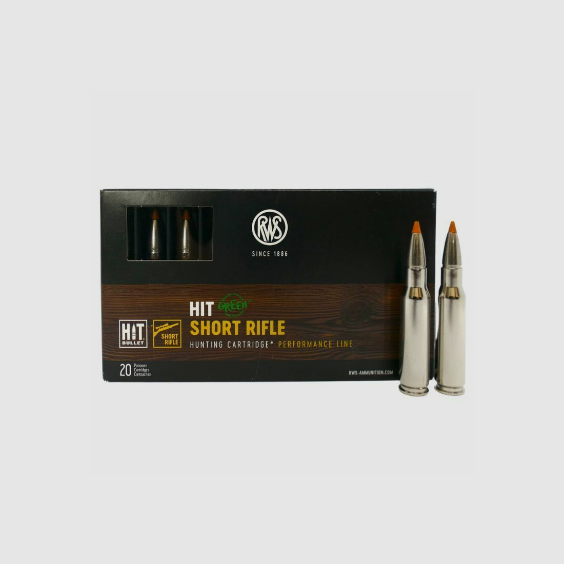 RWS .308Win HIT Short Barrel 9.7g/150grs