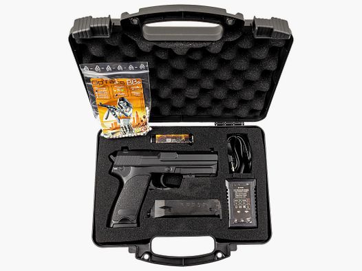 Softair - Pistool - Cyma - CM125 AEP Enhanced incl. Koffer vanaf 14, onder 0,5 Joule