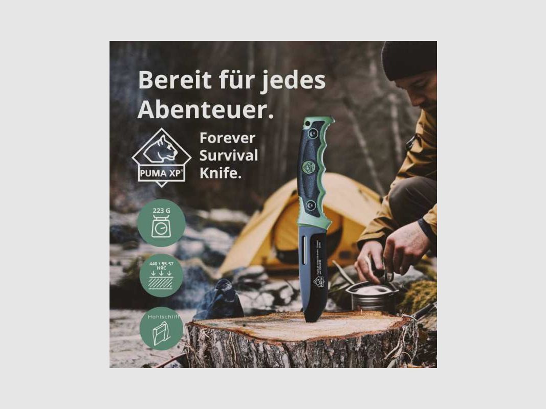 PUMA XP FOREVER SURVIVAL Messer mit Feuerstarter