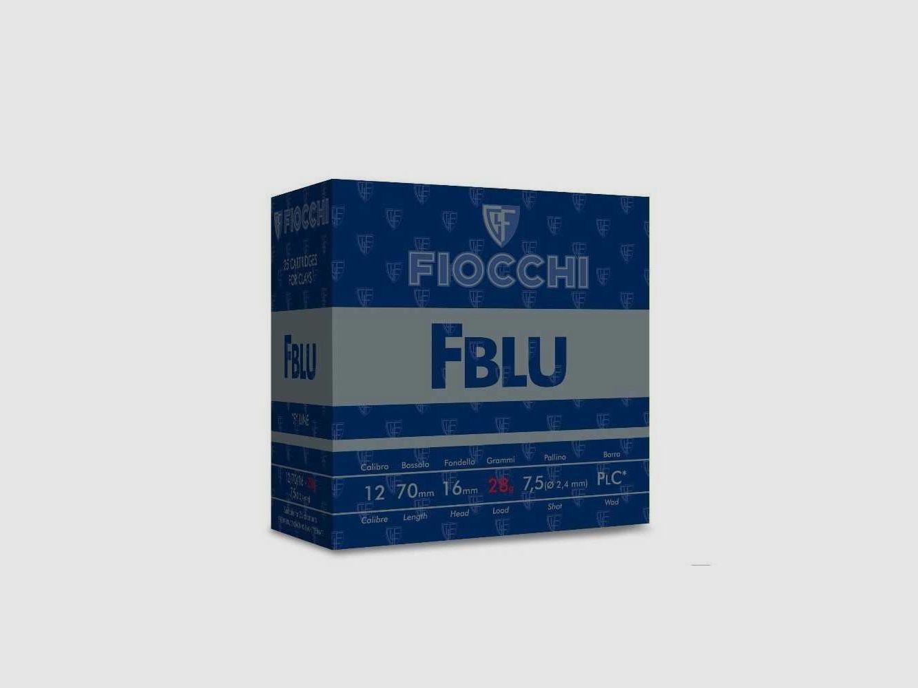 Fiocchi F Blue Trap C.12/70-28gr. * Jagdpatronen