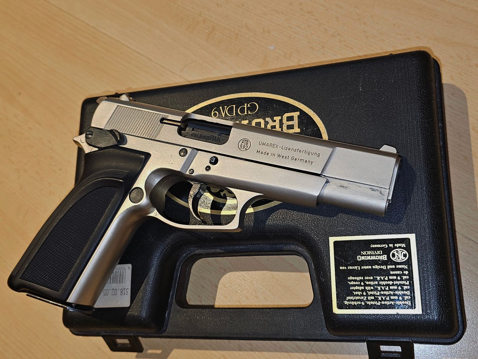  Blank gun Umarex Browning GP DA9 