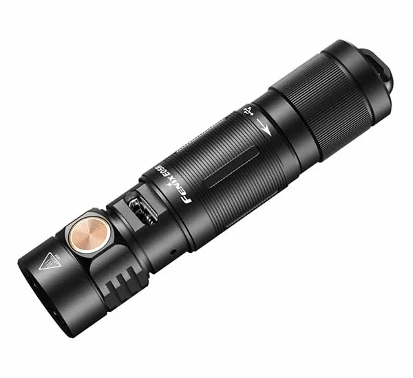 Linterna LED Fenix E05R, negra, imagen 3 de 5