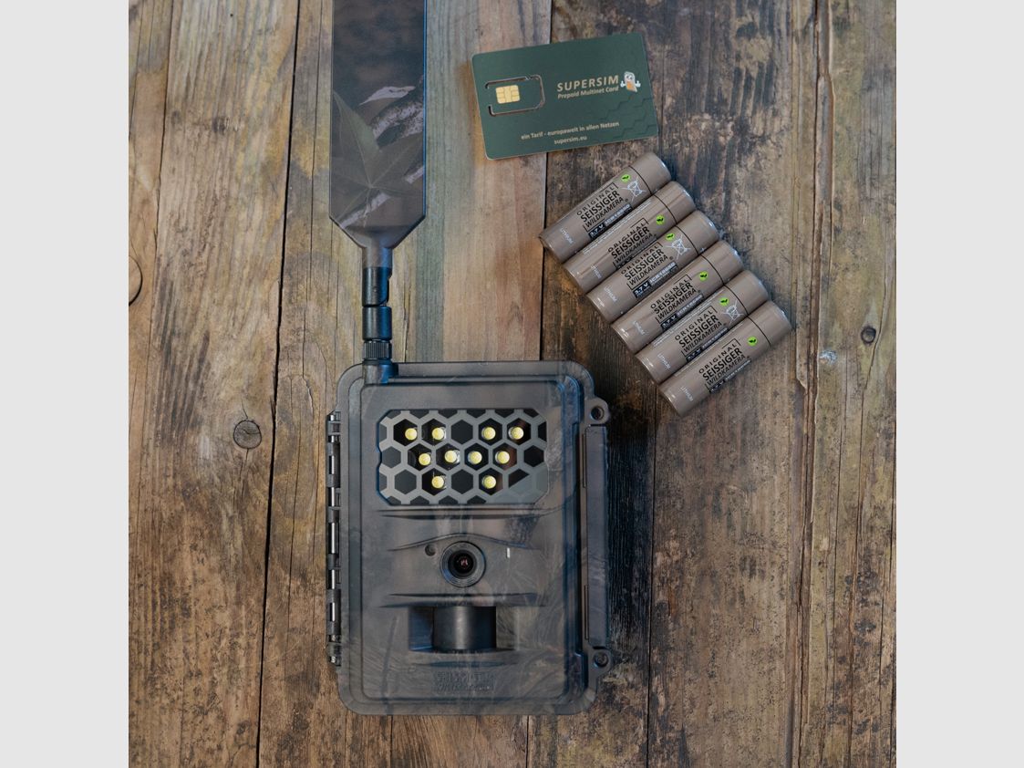 SEISSIGER Special-Cam LTE „Weißblitz“ – SUPERSIM-Edition inclusi batterie