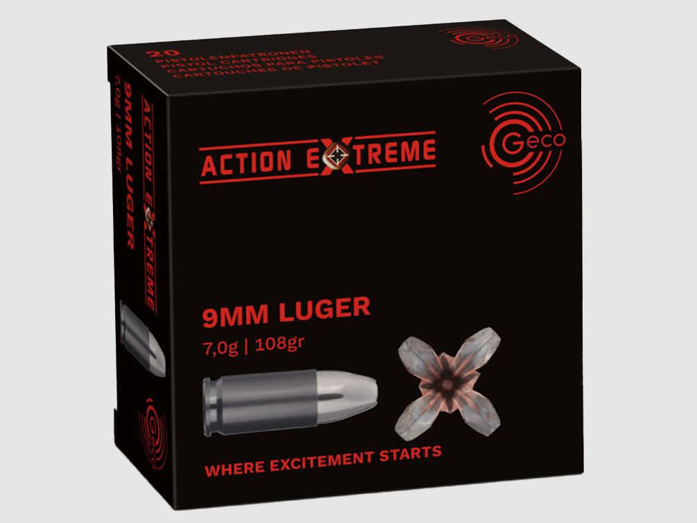 Geco 9mmLuger Action EXTREME 7,0g - 108gr.