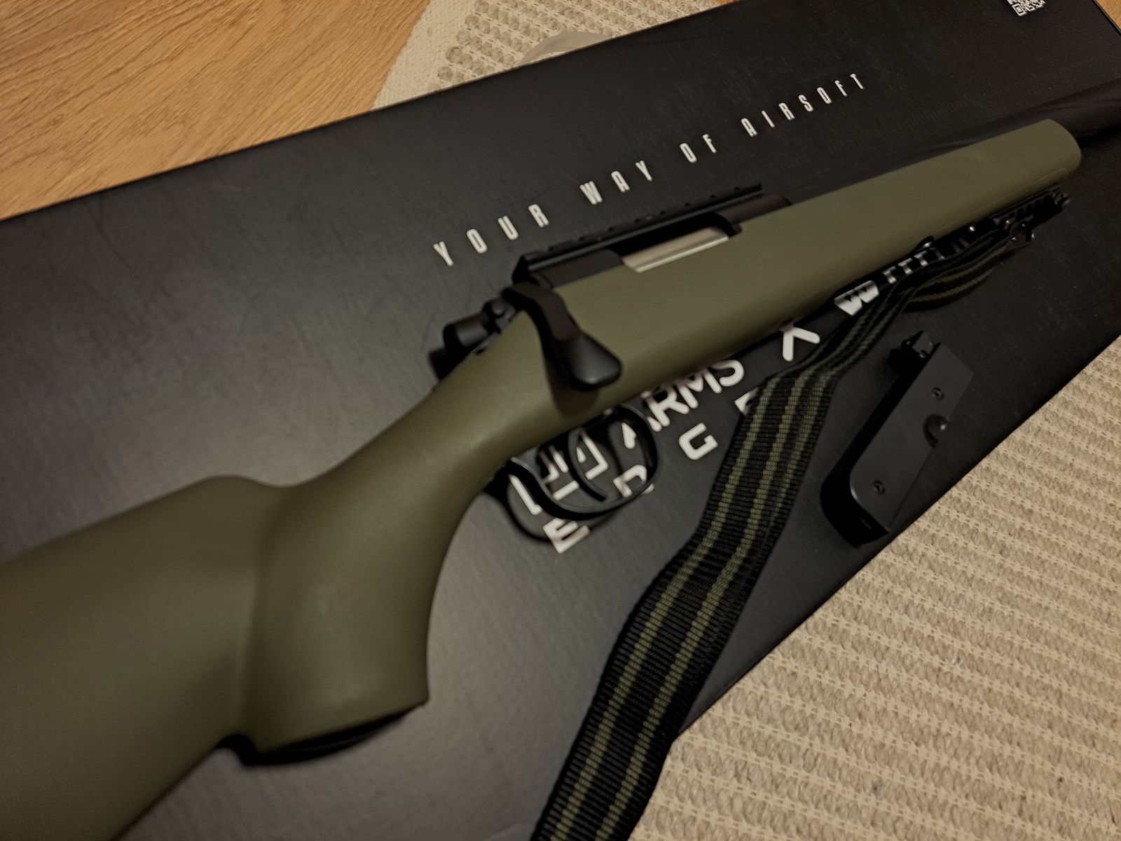 Specna Arms SA-S12 Sniper Rifle High-Power, Olive, 3.5J!!! 6mm BB Airsoft