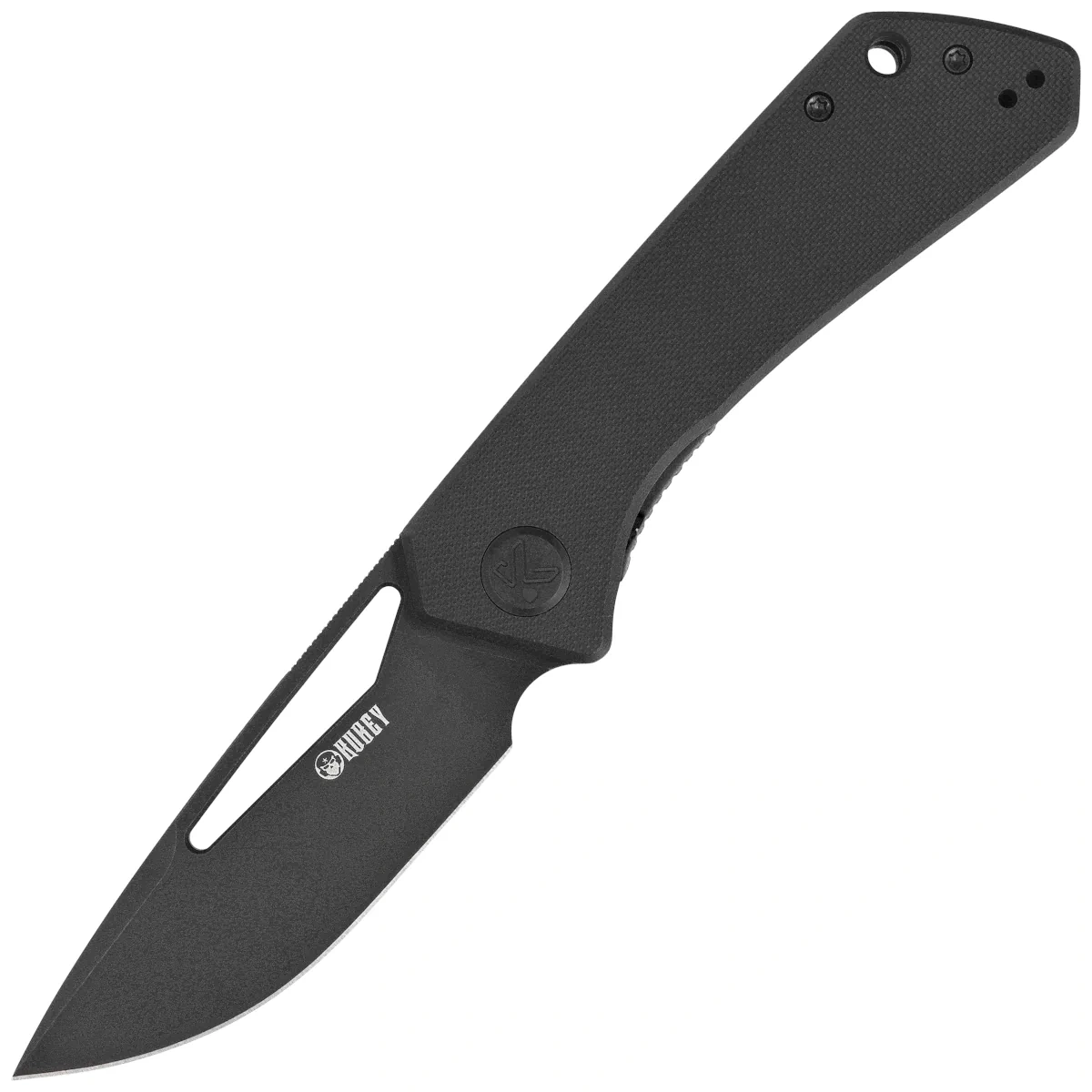 Nóż składany Kubey Thalia Black G10, Blackwashed 14C28N (KU331S)