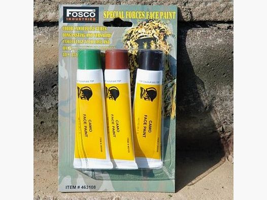 Pintura facial de camuflaje