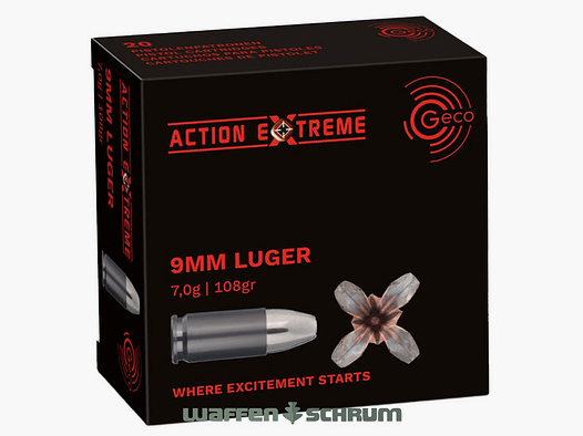 Geco 9mmLuger Action EXTREME 7,0g - 108gr.