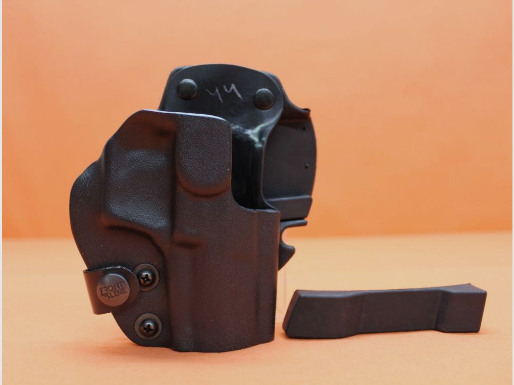 Front Line Walther P99/ PPQ: Front Line Holster Open Top Kydex black (adjustable) for belt up to 45mm