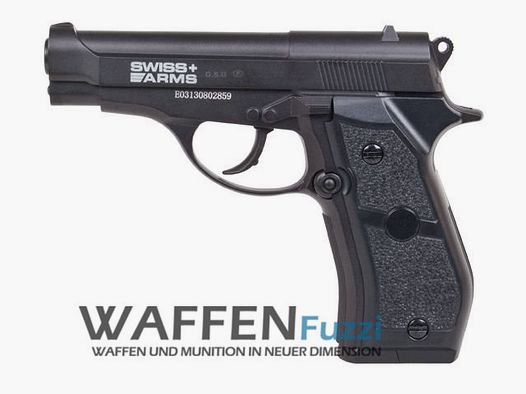 Swiss Arms P84 CO2 Pistole 4,5 mm Stahl BB Non Blow Back