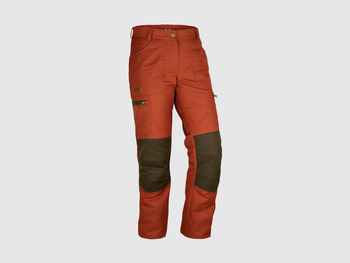 Damen-Outdoorhose "Wanderbux“, Orange/Braun
