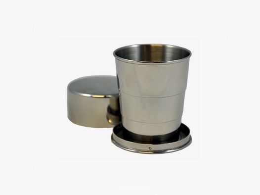 RAM SURVIVOL – TELESCOPISCHER BECHER AUS STAHL MIT EINEM FASSUNGSVERMÖGEN VON 250 ML