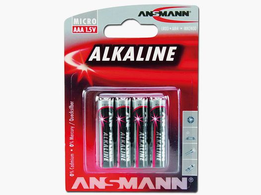 Ansmann Batterie Ansmann Micro AAA Red-Line 4er- Pack