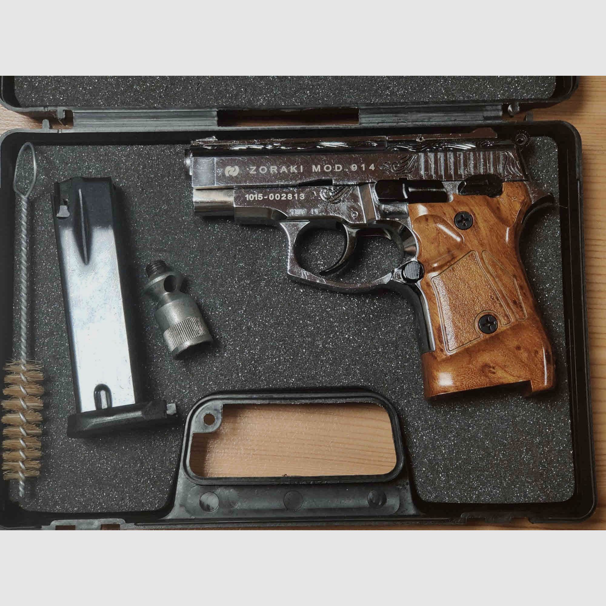 ZORAKI Mod.914 Cal.9mm Chrom graviert