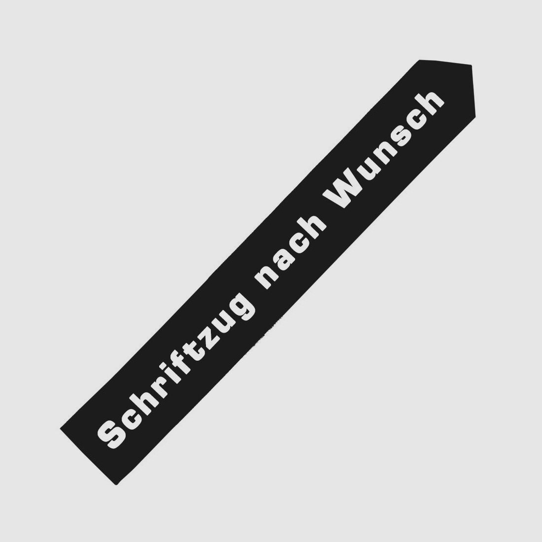 Patch für Einsatz-Warnweste schwarz vorne Ohne Aufdruck