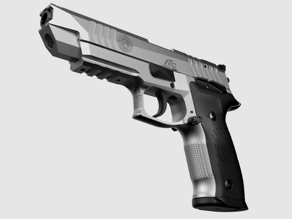 STEYR ATC Base 5" Pistool 9mm Para OR met volledig verstelbare LPA-sportvizier 9mm Luger