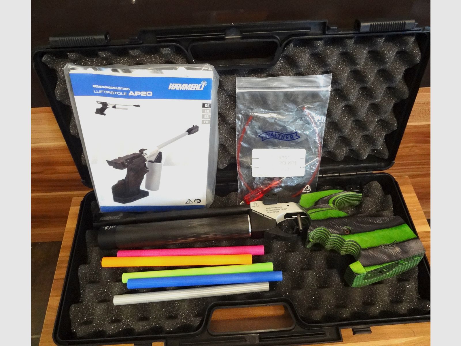 Hämmerli AP20 PRO Green Pepper Luftpistole.