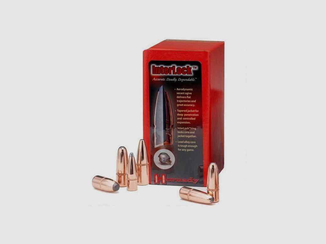 BOX MIT 100 GESCHOSSEN HORNADY 25 CAL .257 117 GRS RN