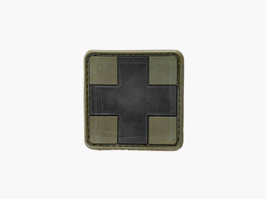OPENLAND TACTICAL NERG – PATCH AUS GUMMI TAKTISCHES KREUZ | OD GRÜN